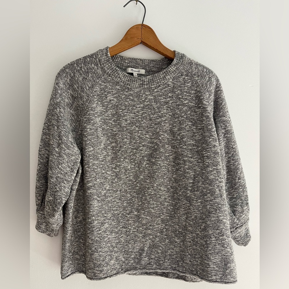 Madewell sweater 3/4 sleeves